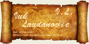 Vuk Laudanović vizit kartica